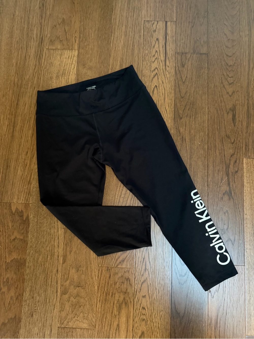 Calvin Klein Black Logo Active Leggings